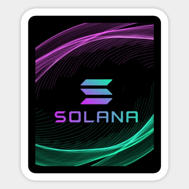 Hail Solana, The Ethereum Killer Sticker by Fanbros_art